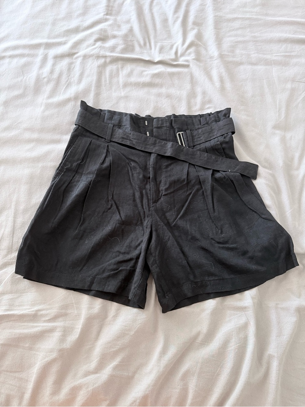 NWT Banana Republic High-Waist Paperbag Belted Shorts